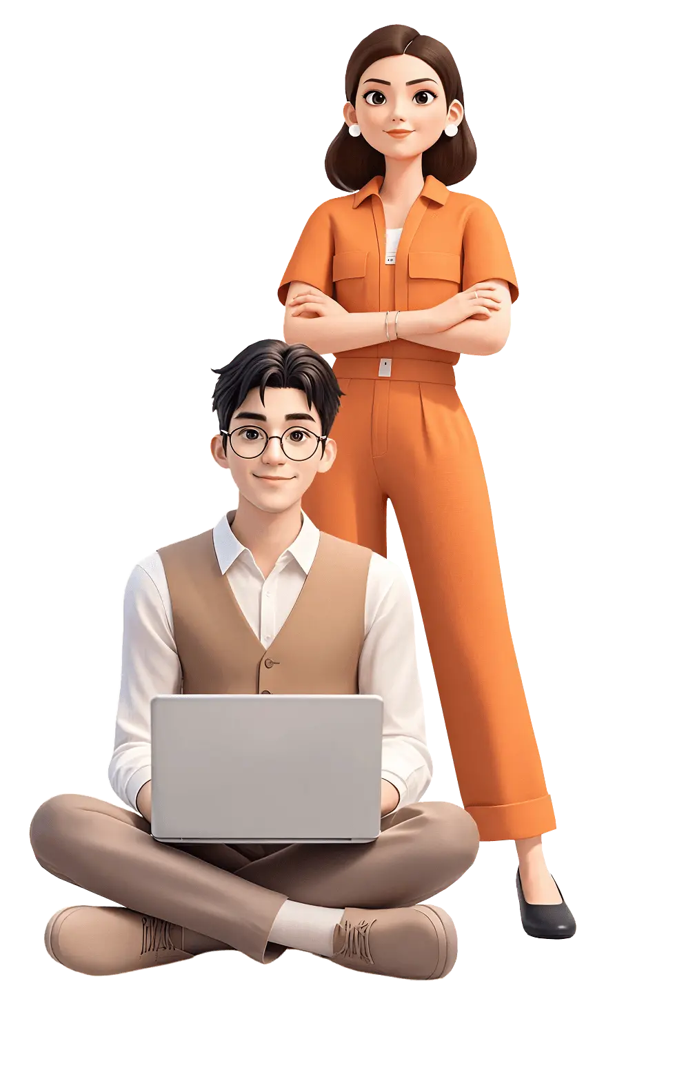 Woman using Bot King crypto trading platform